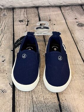 Sperry Navy Baby Shoes